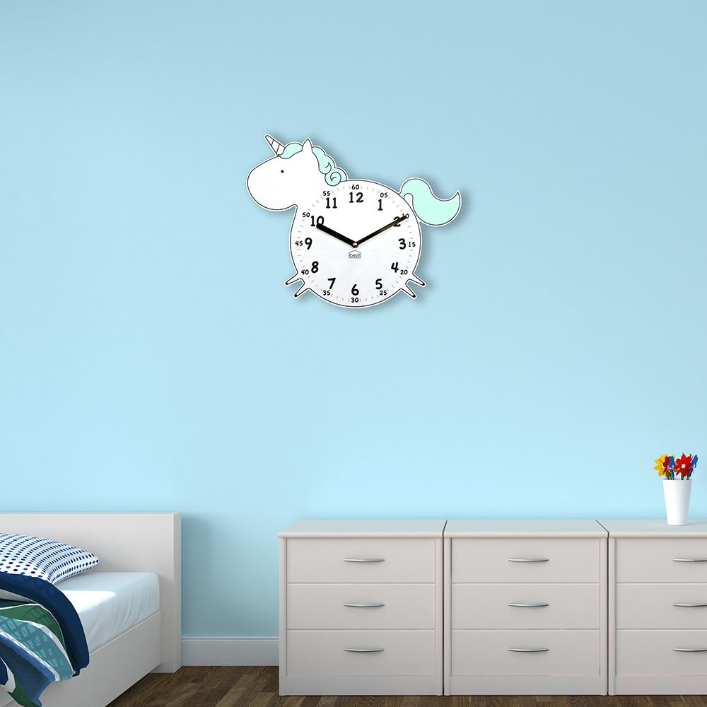 Dream Unicorn non-ticking Silent Wall Clock (mint)